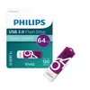 Image de Philips VIVID Clé USB 64 GB violet FM64FD00B/00 USB 3.2 (1è gén.) (USB 3.0)
