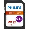 Image de Philips Hannes (64 Go, SDXC, U1, UHS-I), Carte mémoire, Noir, Blanc