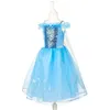 Image de Princesse des neiges robe 5-7 ans 110-122 cm