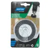 Image de Brosse abrasive circulaire Norton Acier ondulé 75 mm queue hexagonale 6 mm pour perceuse