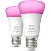 Image de Philips Hue, Ampoule, White & Color Ambiance BT (E27, 1100 lm, 2x)