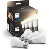 Image de White, ampoule LED connectée E27, équivalent 60W, 800 lumen, compatible Bluetooth, Pack de 4