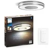 Image de Philips White Ambiance BEING Plafonnier 32W - Aluminium (télécommande incluse), compatible Bluetooth