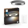 Image de Philips White Ambiance BEING Plafonnier 32W - Noir (télécommande incluse), compatible Bluetooth