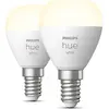 Image de Philips Hue, Ampoule, Teinte White Luster (E14, 470 lm, 2x)