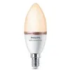 Image de Ampoule LED bougie connectée PHILIPS - WIZ - EyeComfort - dimmable - 4,9W - 470 lumens - E14 - 93207