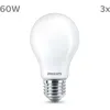 Image de Ampoule LED Classic 60 W - A60 E27 - Blanc chaud - Non dimmable x 3