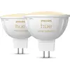Image de Philips Hue, Ampoule, White Ambiance (GU5.3, 400 lm, 2x)