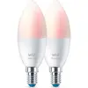 Image de WiZ, Ampoule, Tunable White & Color (E14, 470 lm, 2x)