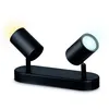 Image de WiZ IMAGEO WiZ Spots 2x5W B 27-65K TW 871951455183100 Plafonnier LED 10 W blanc chaud noir