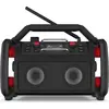 Image de PerfectPro Rockpro (DAB+ DAB, FM, Bluetooth), Radio, Rouge, Noir