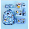 Image de A Little Lovely Company Lunch & Snackbox Set, Lunch box, Bleu