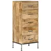 Image de Coffre à tiroirs 45x35x106 cm Bois de manguier massif