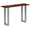 Image de vidaXL Wandtafel 115x35x76 cm massief acaciahout en ijzer247830