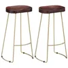 Image de Tabourets de bar Gavin lot de 2 bois de manguier massif