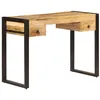 Image de vidaXL Bureau avec 2 tiroirs 110x50x77 cm Bois solide de manguier