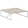 Image de vidaXL Table basse 110x110x36 cm Bois de manguier solide
