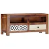 Image de vidaXL Meuble TV 90 x 30 x 40 cm Bois de Sesham solide