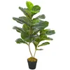 Image de vidaXL Kunstplant met pot vioolbladplant 90 cm groen280172