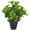 Image de vidaXL Kunstplant met pot laurierboom 40 cm groen280177