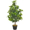 Image de vidaXL Kunstplant met pot laurierboom 90 cm groen280178