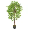 Image de Plante artificielle d érable avec pot Vert 120 cm