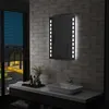 Image de vidaXL Badkamerspiegel LED 60x80 cm144697