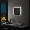 Image de vidaXL Badkamerspiegel LED 60x50 cm144726
