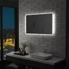 Image de vidaXL Badkamerspiegel LED 100x60 cm144728