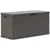 Image de Boîte de rangement de jardin 280 L Marron