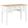 Image de Bureau Blanc 109,5 x 45 x 77,5 cm Bois