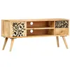 Image de vidaXL Meuble TV 100x30x45 cm bois massif de manguier247999