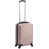 Image de vidaXL Valise rigide Doré rose ABS 91893