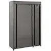 Image de Garde robe pliable Gris 110x45x175 cm Tissu