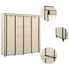 Image de Garde robe avec 4 compartiments Crème 175x45x170 cm