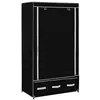 Image de Garde robe Noir 87 x 49 x 159 cm Tissu