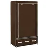 Image de Garde robe Marron 87x49x159 cm Tissu