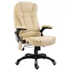 Image de Chaise de bureau de massage Crème Similicuir