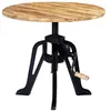 Image de vidaXL Table d'Appoint Table Basse Table de Salon Bout de Canapé Chambre Maison Intérieur Salle de Séjour Fonte Bois de Manguier Massif
