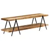 Image de vidaXL Meuble TV 160x40x50 cm Bois solide de manguier