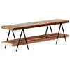 Image de vidaXL Meuble TV 160x40x50 cm Bois de récupération massif