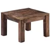 Image de Table basse 50x50x35 cm Bois de manguier massif