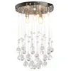 Image de vidaXL Plafonnier avec Perles de Cristal Sphère 3 Ampoules Lampe Suspendue Lustre Luminaire Eclairage Intérieur Salon 281575
