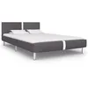 Image de Cadre de lit sans matelas gris similicuir 140x200 cm