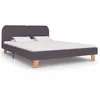 Image de vidaXL Bedframe stof taupe 180x200 cm280890