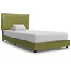 Image de Cadre de lit sans matelas vert tissu 90x200 cm