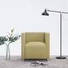 Image de vidaXL Fauteuil kubus tissu groen