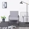 Image de vidaXL Fauteuil tissu gris clair