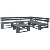 Image de Ensembles de bancs. canapes et tables de jardin vidaxl bois 4 personnes 4 pieces