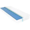 Image de Matelas mousse 90x200 cm vidaxl accueil ferme soutien mi-ferme epaisseur 18 cm 5 zones housse de matelas protege-matelas